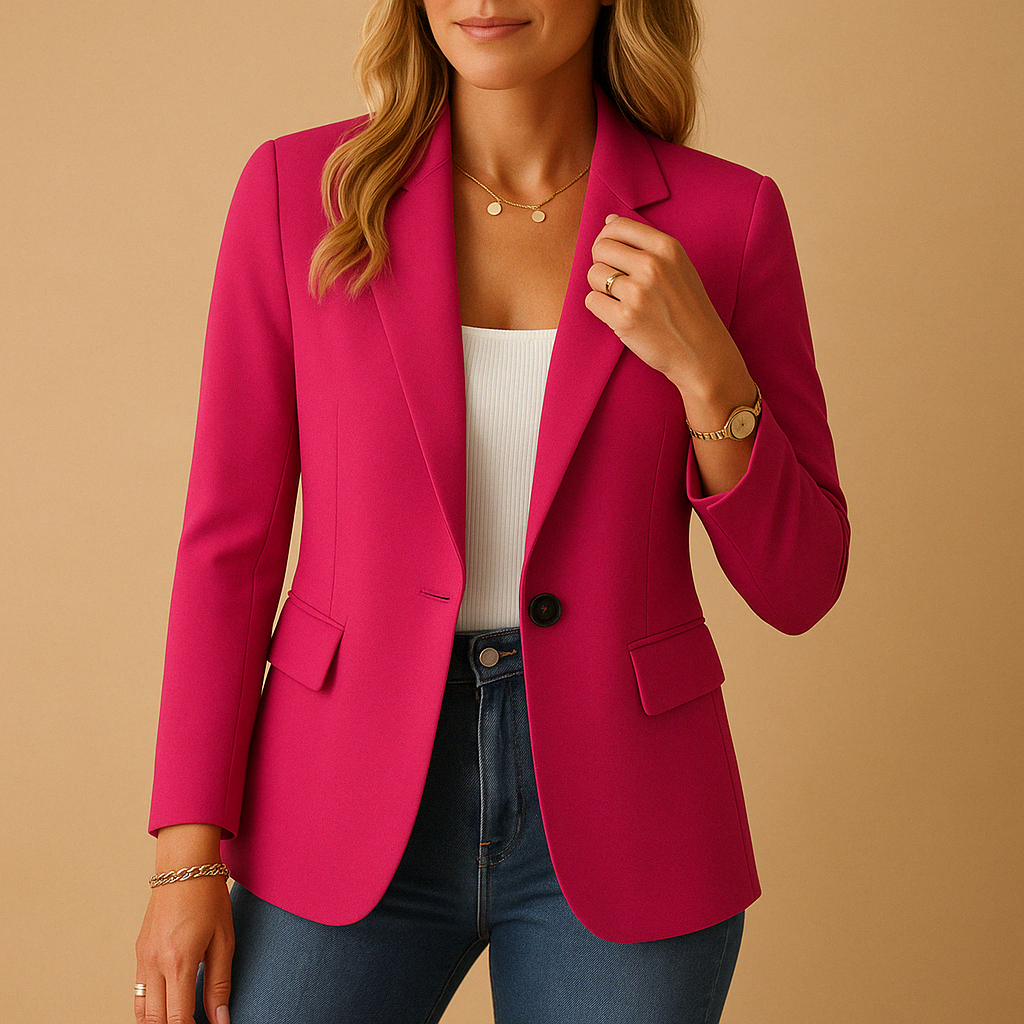 Women’s Elegant Blazer – Spring Tailored Style - Claudia