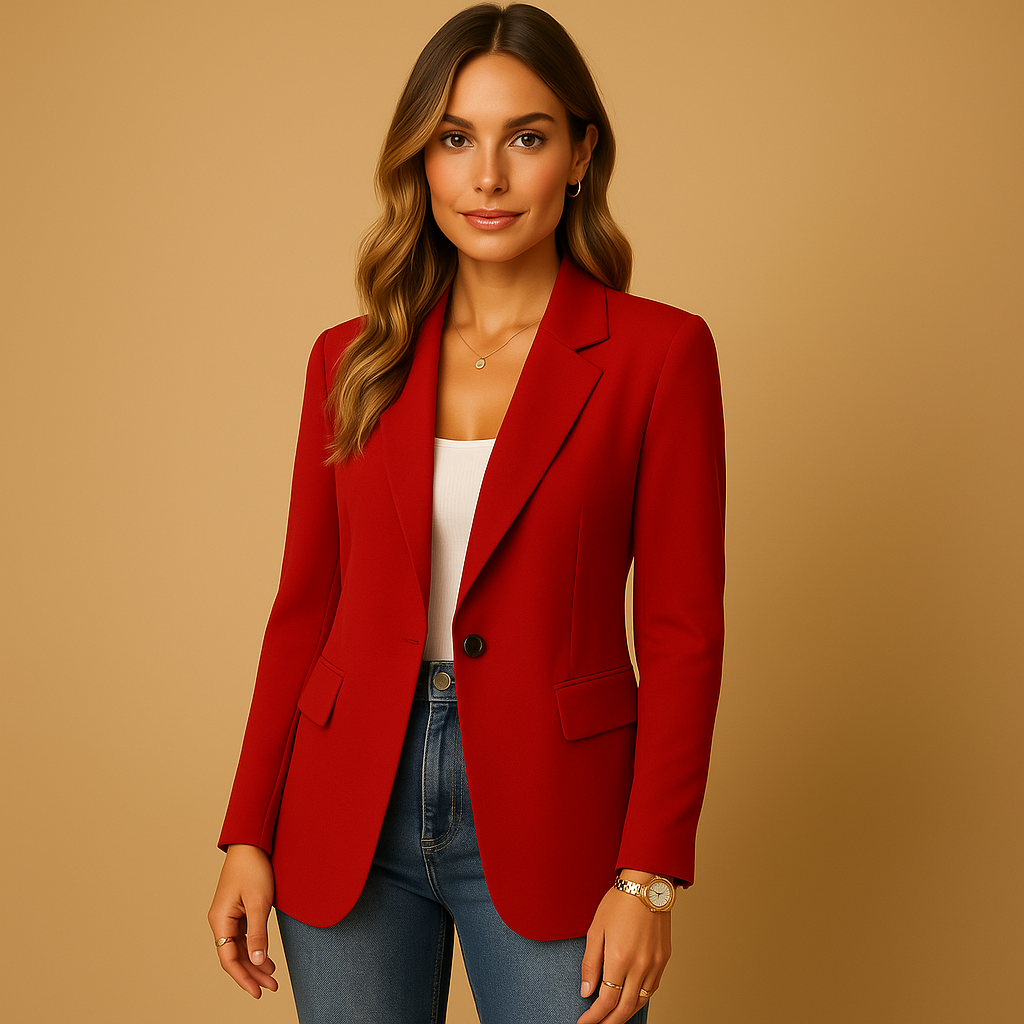 Women’s Elegant Blazer – Spring Tailored Style - Claudia