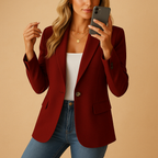 Women’s Elegant Blazer – Spring Tailored Style - Claudia