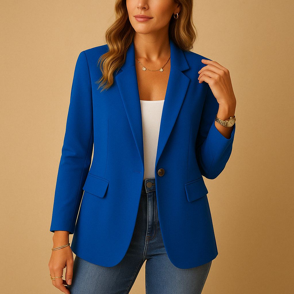 Women’s Elegant Blazer – Spring Tailored Style - Claudia