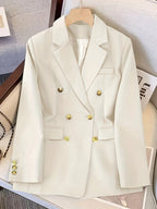 Women’s Double-Breasted Blazer – Tailored Jacket Style - Stefanie