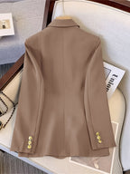 Women’s Double-Breasted Blazer – Tailored Jacket Style - Stefanie