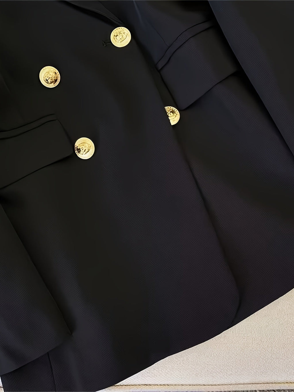 Women’s Double-Breasted Blazer – Tailored Jacket Style - Stefanie