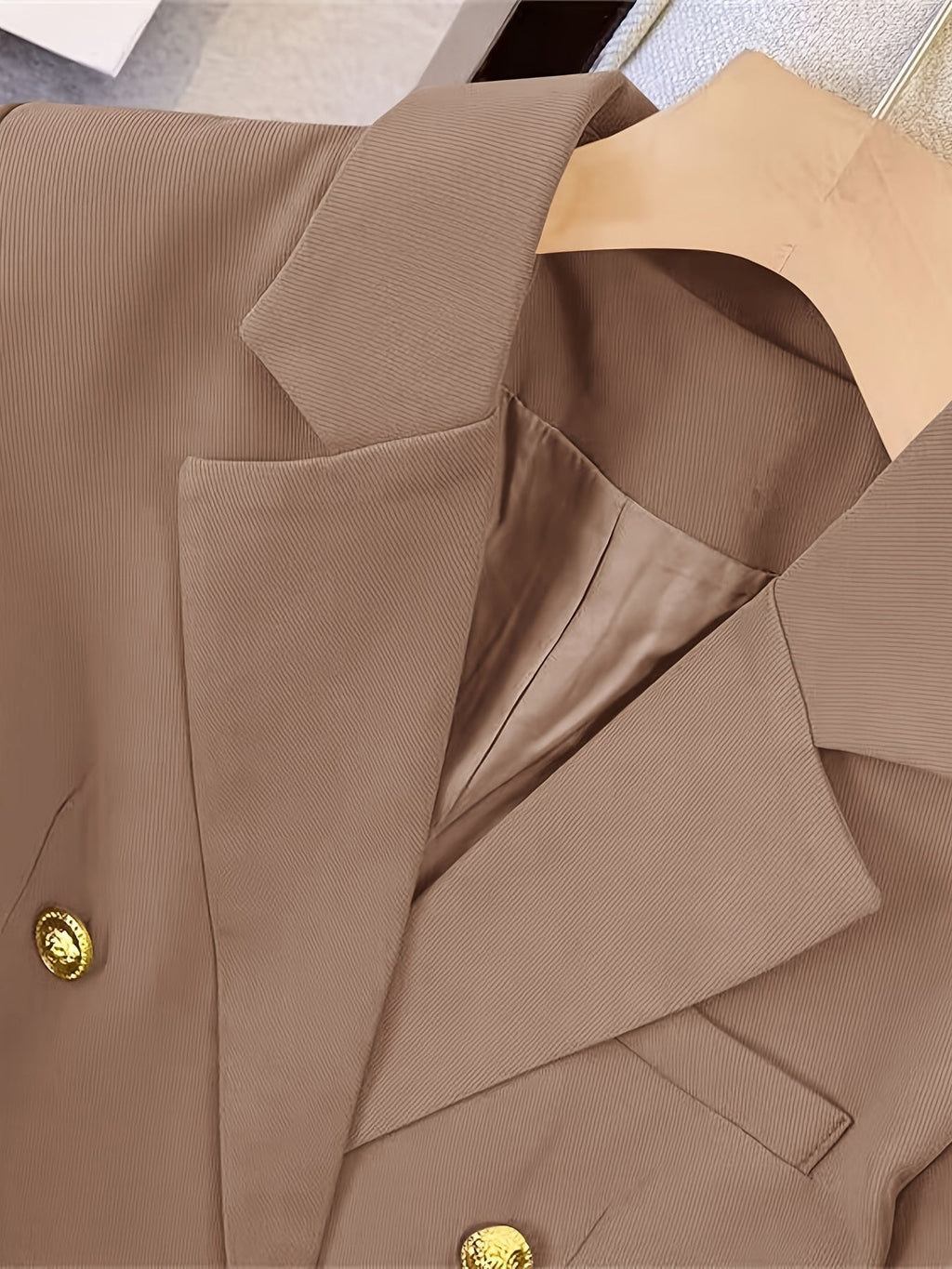 Women’s Double-Breasted Blazer – Tailored Jacket Style - Stefanie
