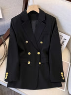 Women’s Double-Breasted Blazer – Tailored Jacket Style - Stefanie