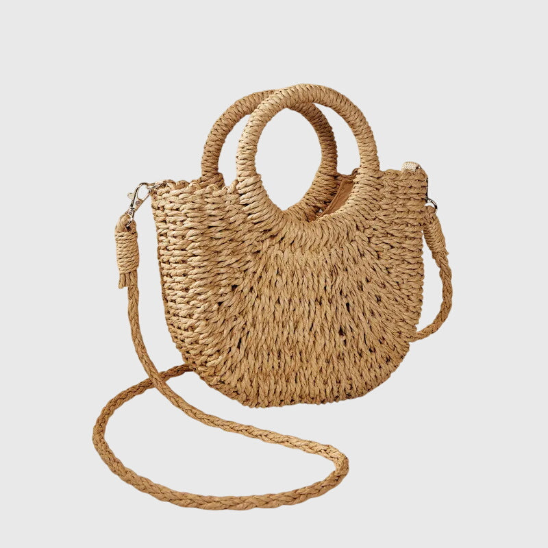 Women’s Half Moon Crossbody Bag - Large Capacity Summer Bag