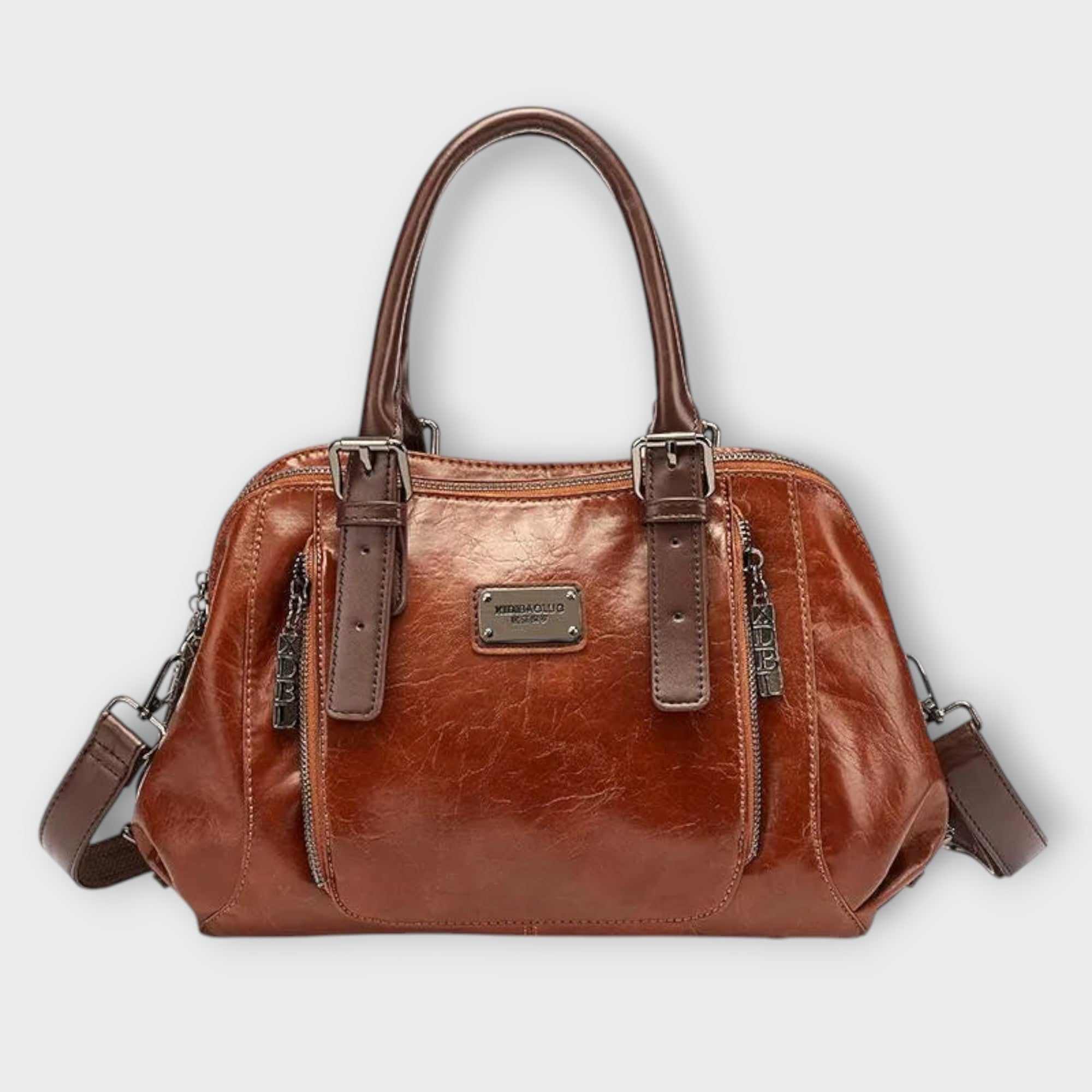 Women’s Vintage Shoulder Bag - Adjustable Strap Classic Design - Olivia