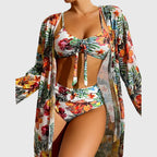 Women’s Bikini Set – Tropical Print Two Piece Swimsuit – Savannah