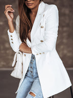 Women’s Double-Breasted Blazer – Casual Office Style - Isabella