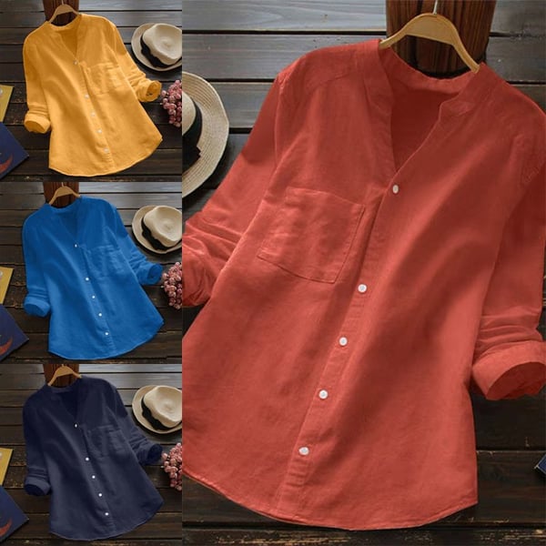 Women’s Shirt – Loose Relaxed Fit Casual Shirt – Vera