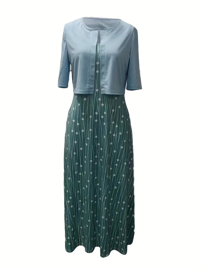 Women’s Dress Set – Floral 2-Piece Summer Set – Lily
