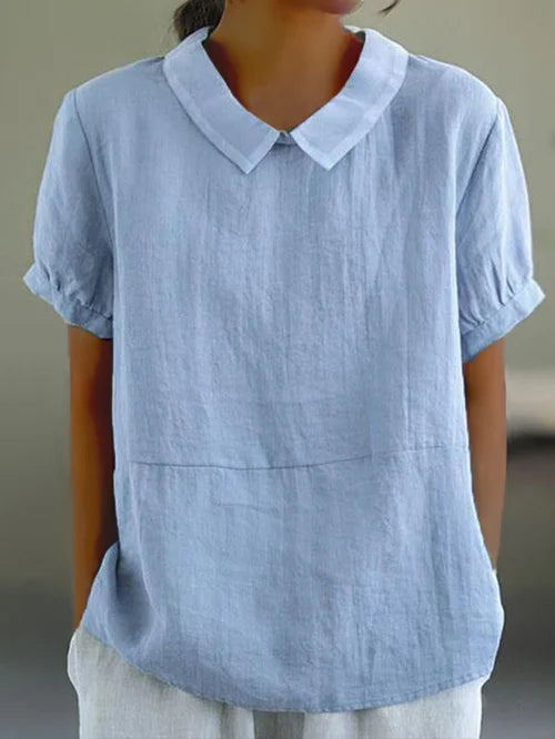 Women’s Vintage Collar Blouse – Classic Chic Casual Blouse – Eleanor