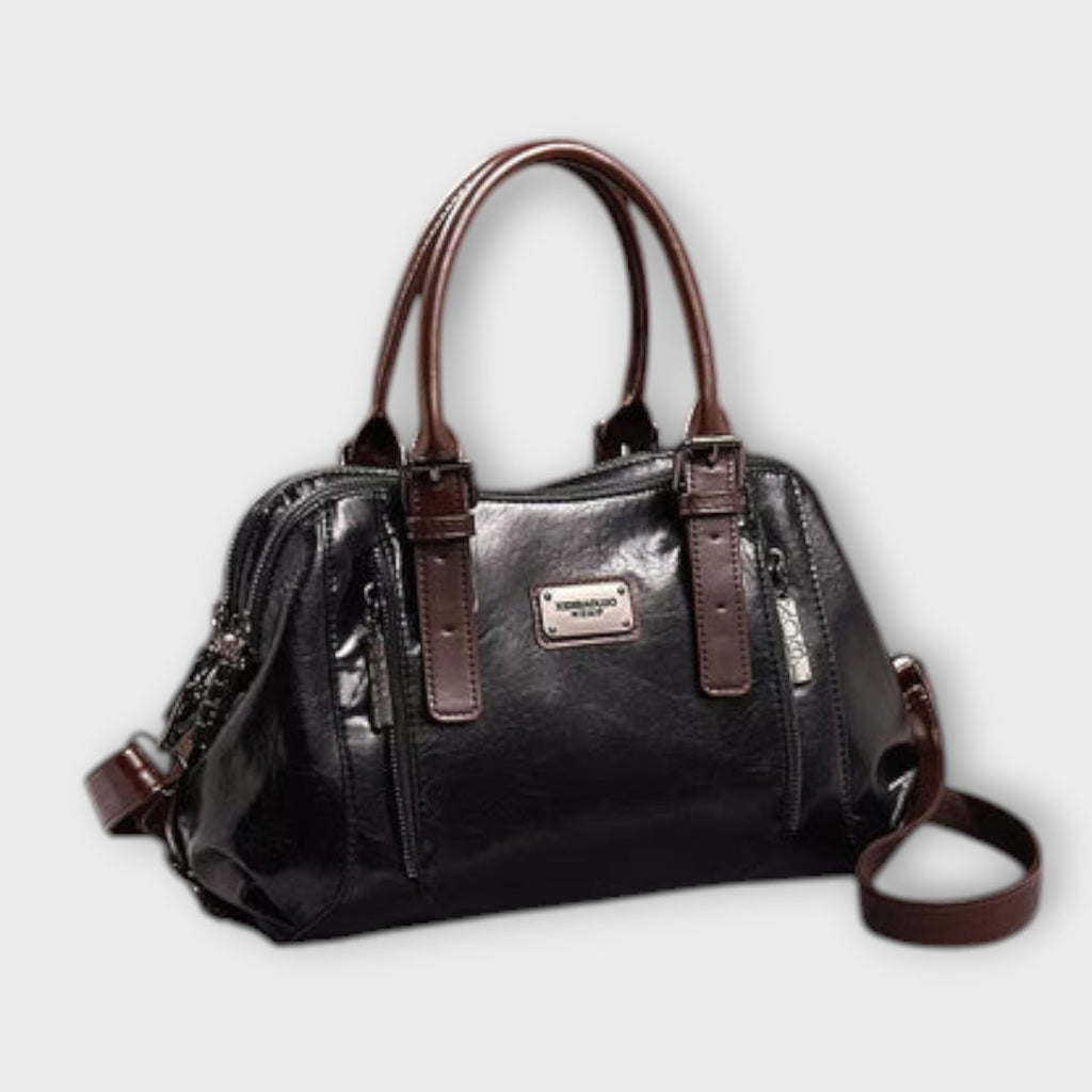 Women’s Vintage Shoulder Bag - Adjustable Strap Classic Design - Olivia