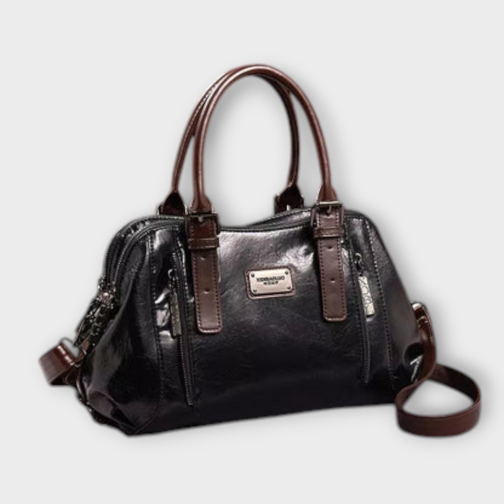 Women’s Vintage Shoulder Bag - Adjustable Strap Classic Design - Olivia