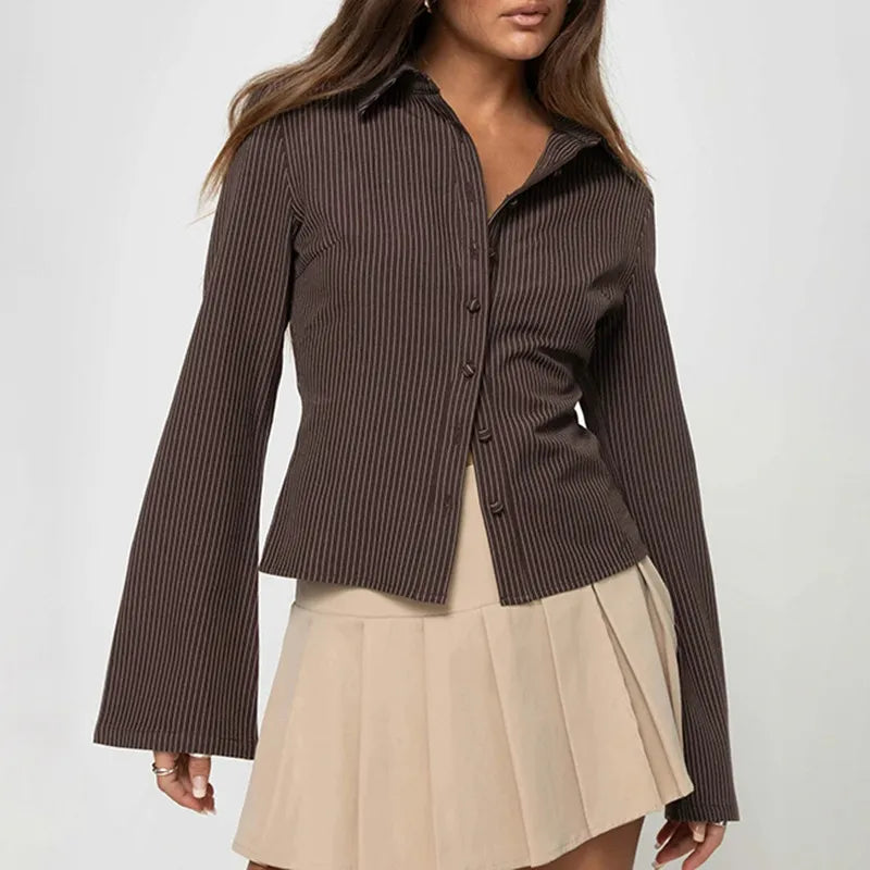 Women’s Retro Blouse – Vintage Style Casual Blouse – Eva