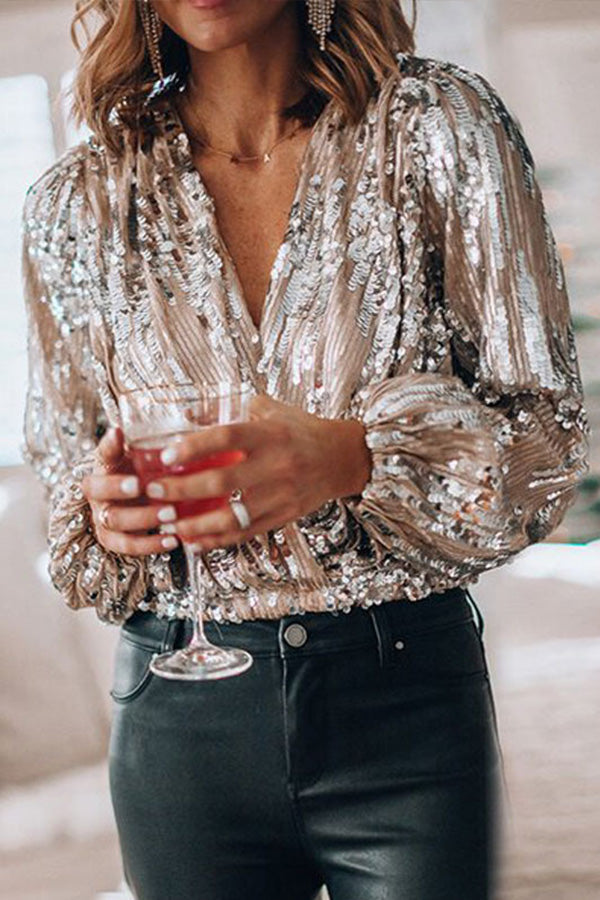 Women’s Party Blouse – Dressy Elegant Blouse – Valeria