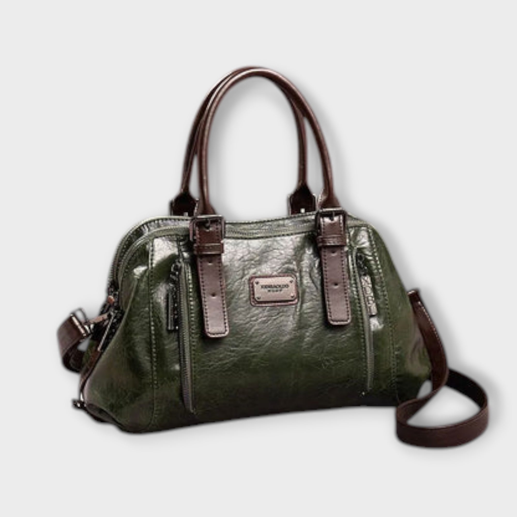 Women’s Vintage Shoulder Bag - Adjustable Strap Classic Design - Olivia