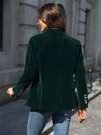 Women’s Classic Blazer – One-Button Tailored Fit - Sabina