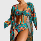 Women’s Bikini Set – Tropical Print Two Piece Swimsuit – Savannah