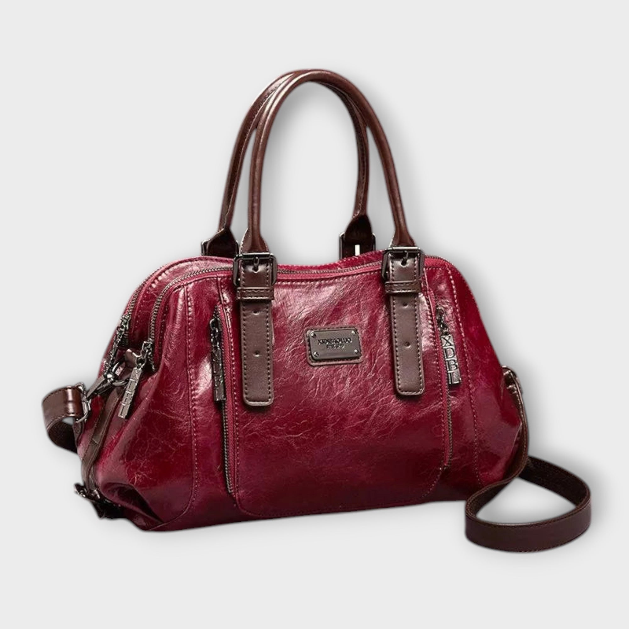Women’s Vintage Shoulder Bag - Adjustable Strap Classic Design - Olivia