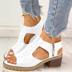 Women’s Elegant Heel Sandals - Refined Evening Style - Ouida