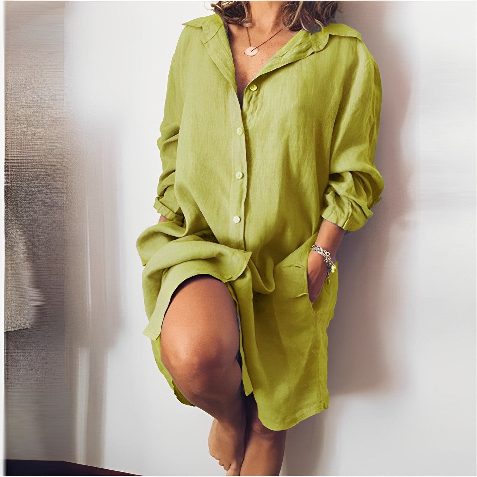 Women’s Blouse – Casual Everyday Relaxed Blouse – Paige