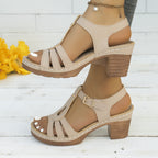 Women’s Classic Buckle Sandals - Adjustable Comfort Fit - Sierra