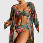 Women’s Bikini Set – Tropical Print Two Piece Swimsuit – Savannah