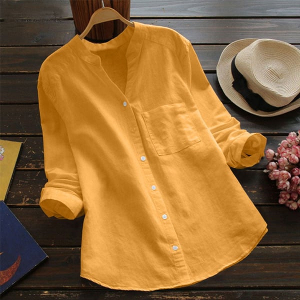 Women’s Shirt – Loose Relaxed Fit Casual Shirt – Vera