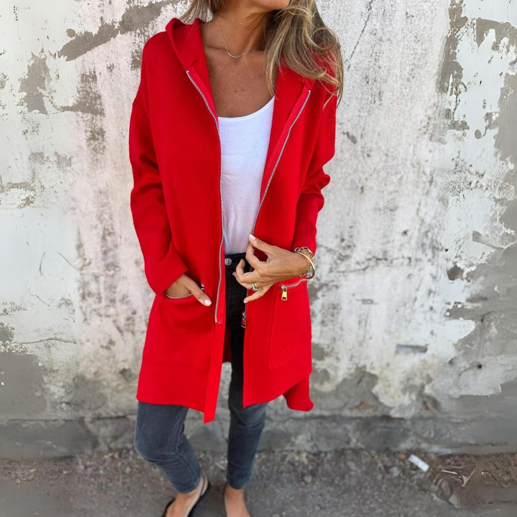 Women’s Coat - Elegant Tailored Coat - Lieke