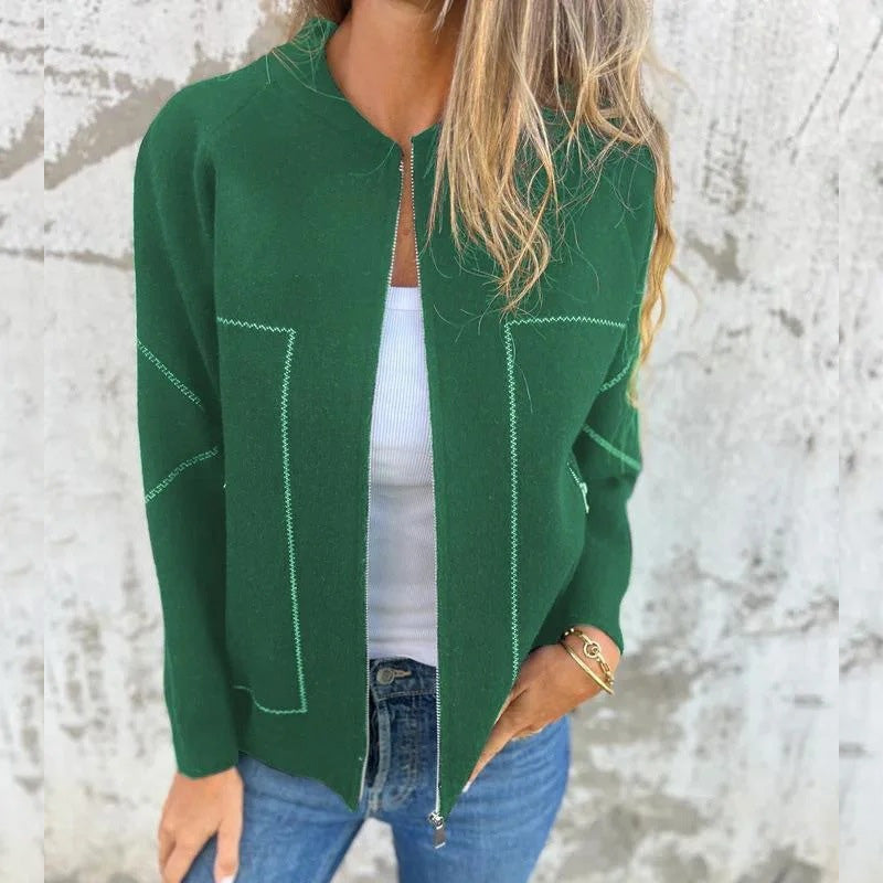 Women’s Zip Jacket - Lightweight Casual Jacket - Amina