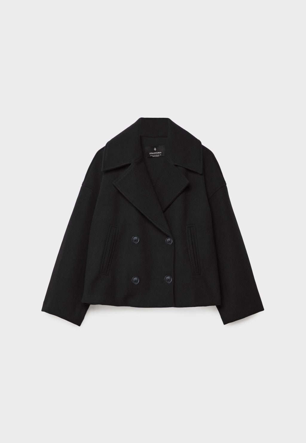 Women’s Short Coat - Double Breasted Classic Coat - Anna