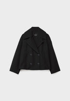 Women’s Short Coat - Double Breasted Classic Coat - Anna