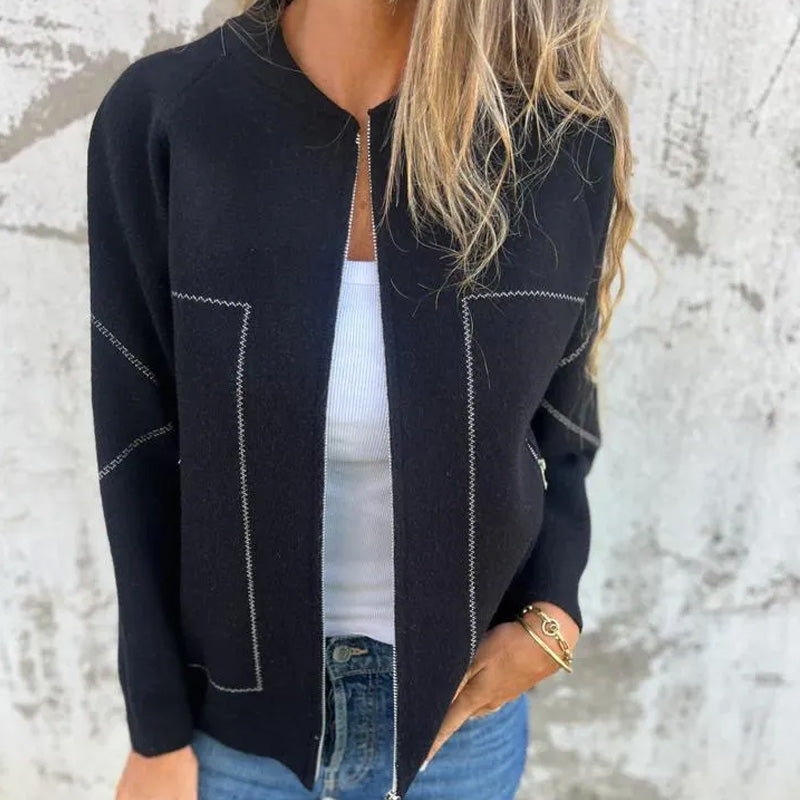 Women’s Zip Jacket - Lightweight Casual Jacket - Amina