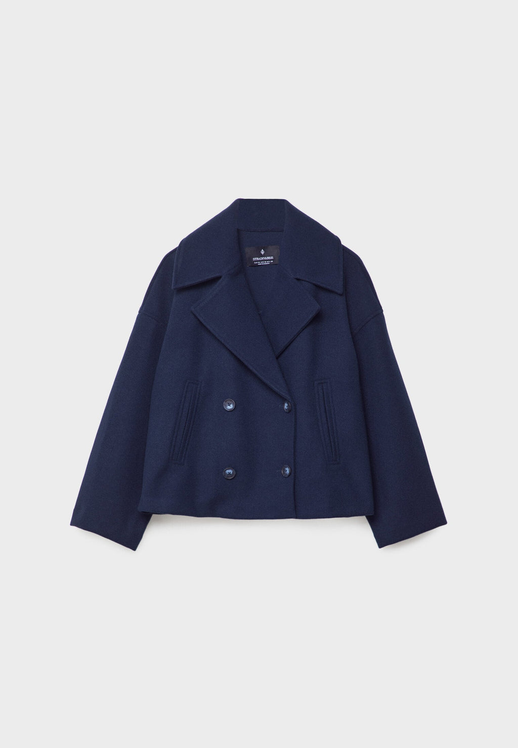 Women’s Short Coat - Double Breasted Classic Coat - Anna
