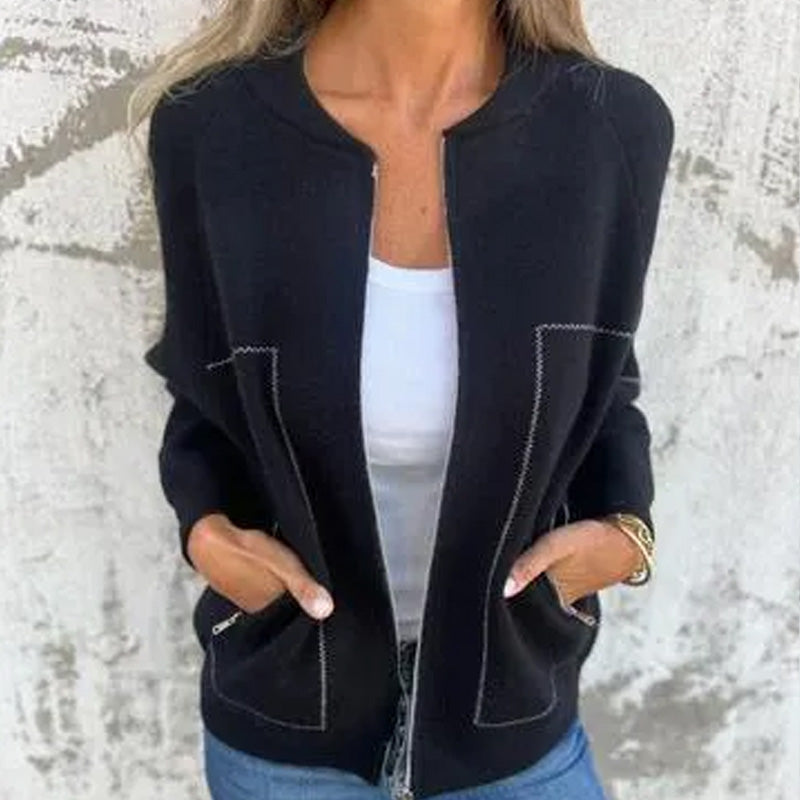 Women’s Zip Jacket - Lightweight Casual Jacket - Amina
