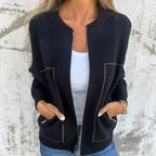Women’s Zip Jacket - Lightweight Casual Jacket - Amina