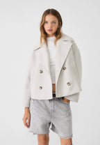 Women’s Short Coat - Double Breasted Classic Coat - Anna