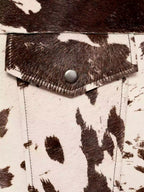 Women’s Printed Jacket - Cow Print Statement Jacket - Eva