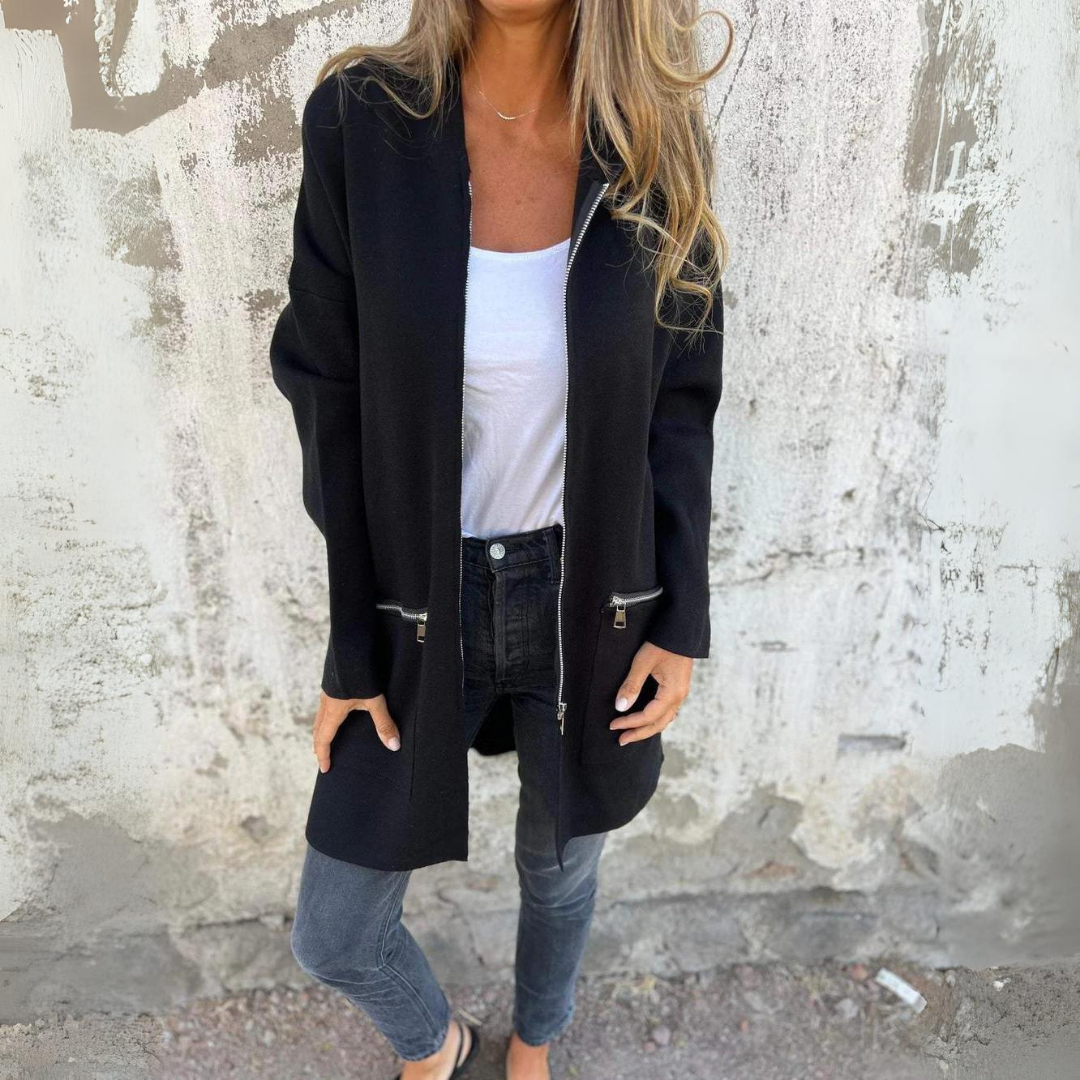 Women’s Coat - Elegant Tailored Coat - Lieke