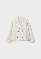 Women’s Short Coat - Double Breasted Classic Coat - Anna