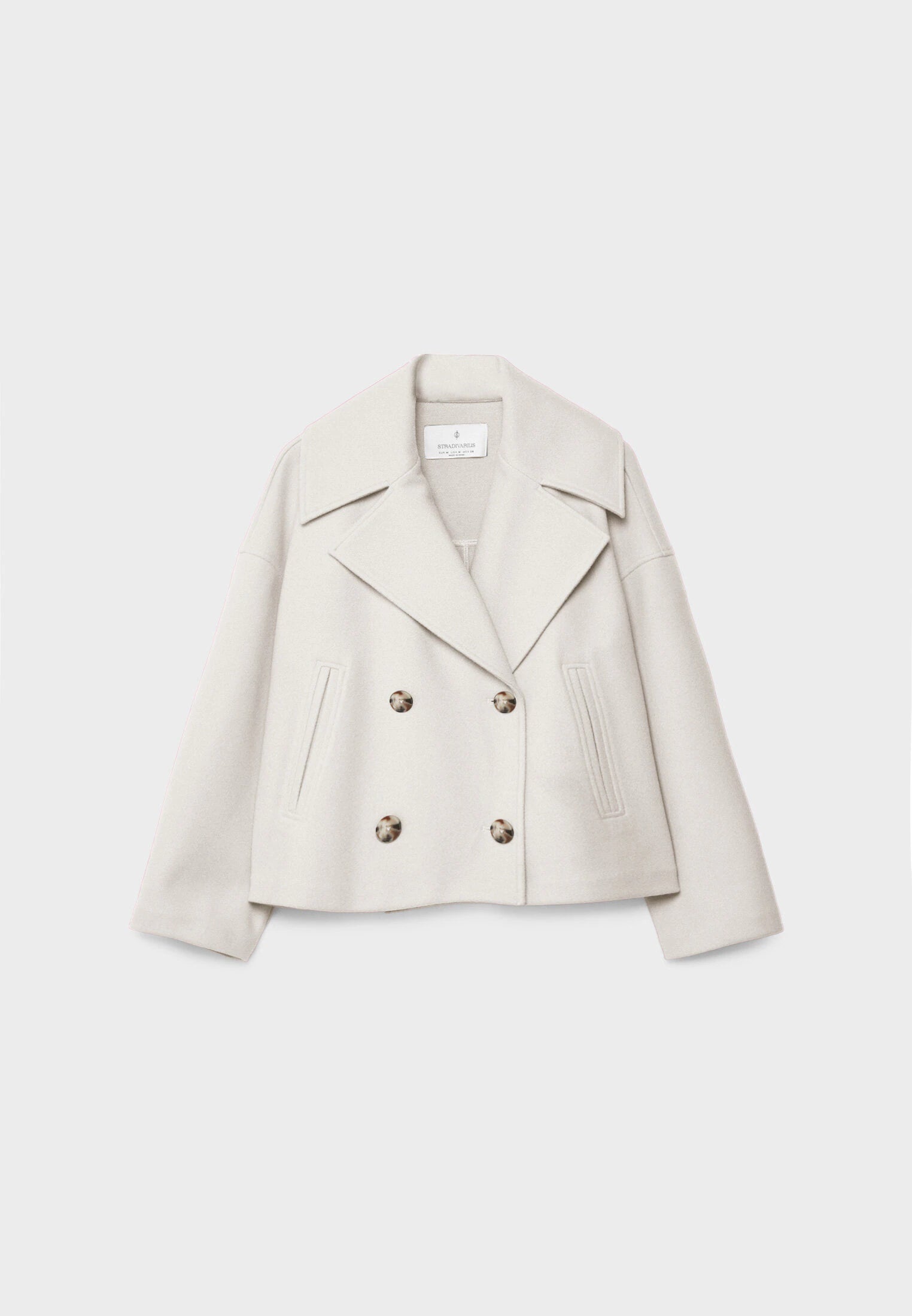 Women’s Short Coat - Double Breasted Classic Coat - Anna