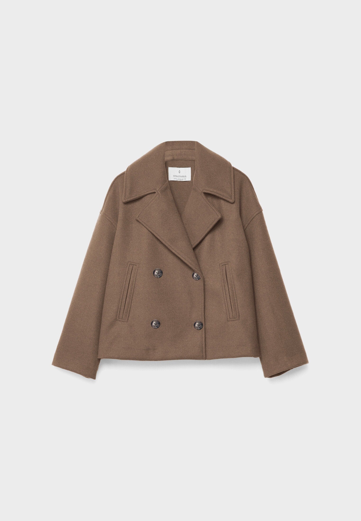 Women’s Short Coat - Double Breasted Classic Coat - Anna