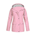 Women’s Rain Jacket - Waterproof Hooded Jacket - Fien