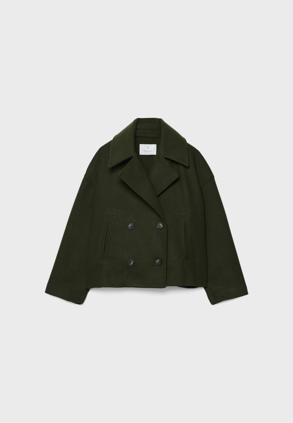 Women’s Short Coat - Double Breasted Classic Coat - Anna