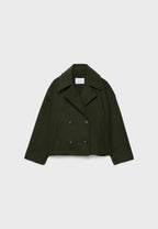 Women’s Short Coat - Double Breasted Classic Coat - Anna