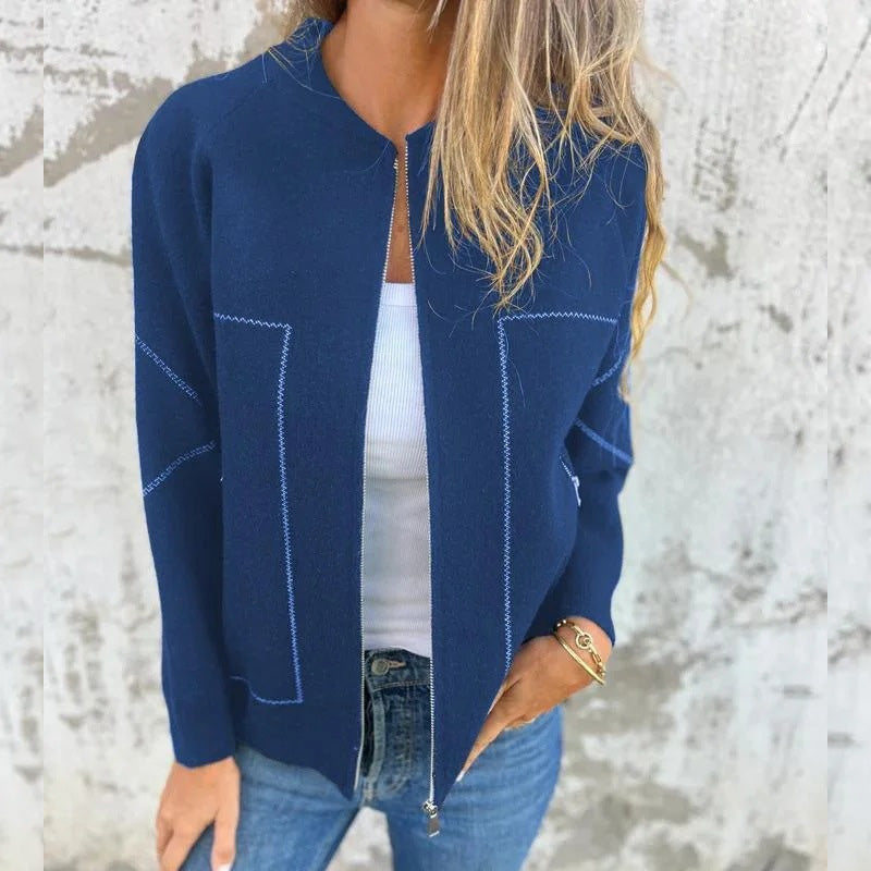 Women’s Zip Jacket - Lightweight Casual Jacket - Amina