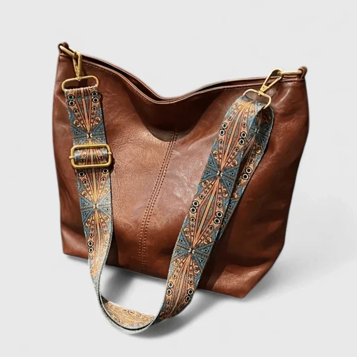 Women’s Vintage Handbag - Large Capacity Shoulder Crossbody Bag - Elyzandraa