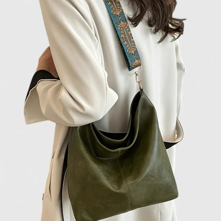 Women’s Vintage Handbag - Large Capacity Shoulder Crossbody Bag - Elyzandraa