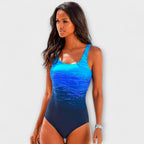 Women’s One Piece Swimsuit – Athletic Fit Swimwear – Lily